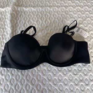 NWT - Soma VANISHING STRAPLESS BLACK SIZE 36B